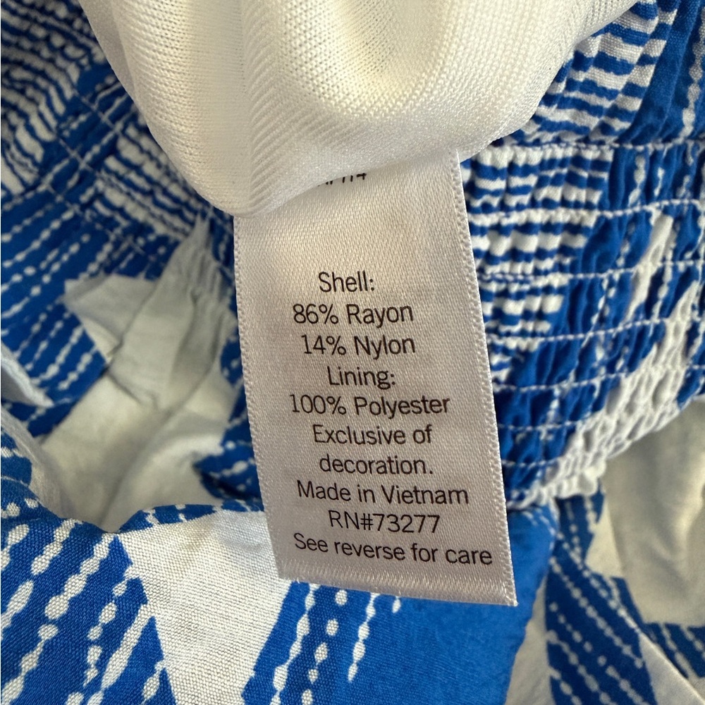 Nine West Maxi Skirt in Blue and White - Picture 4 of 4